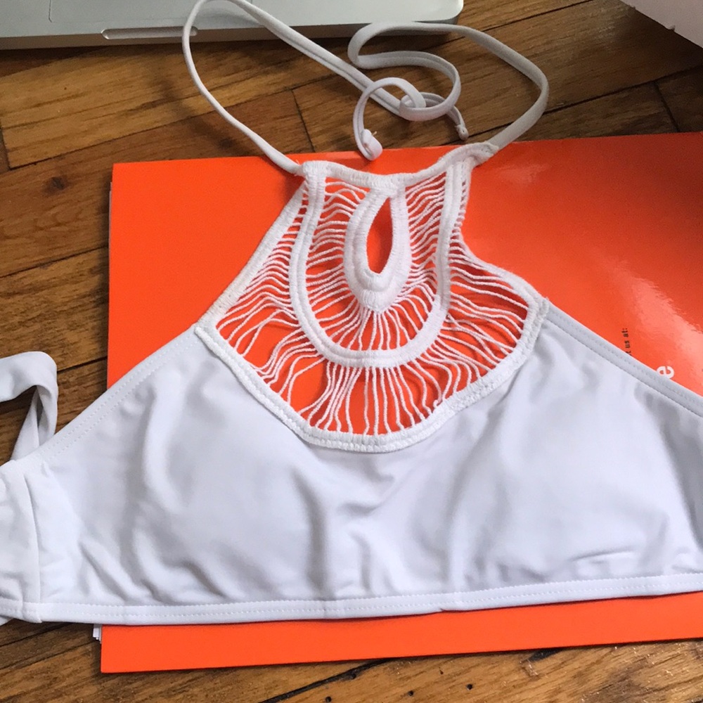 White bathing suit